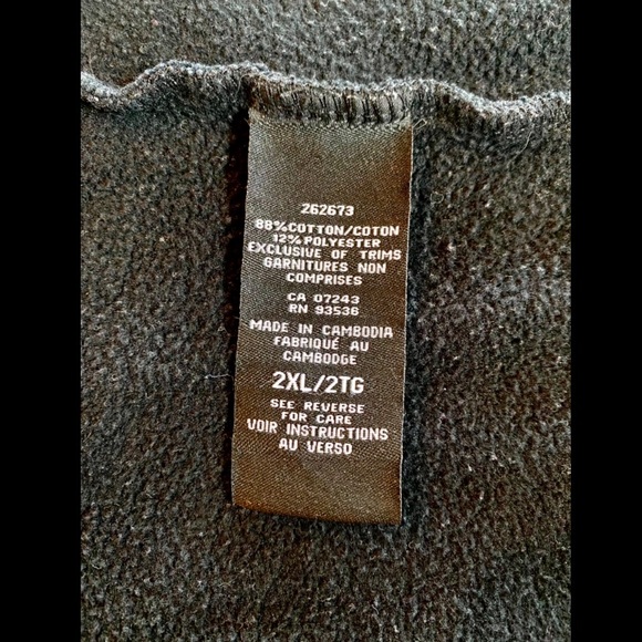 ECKO UNLTD zip up sweater, size 2XL, colour Black - Picture 6 of 6